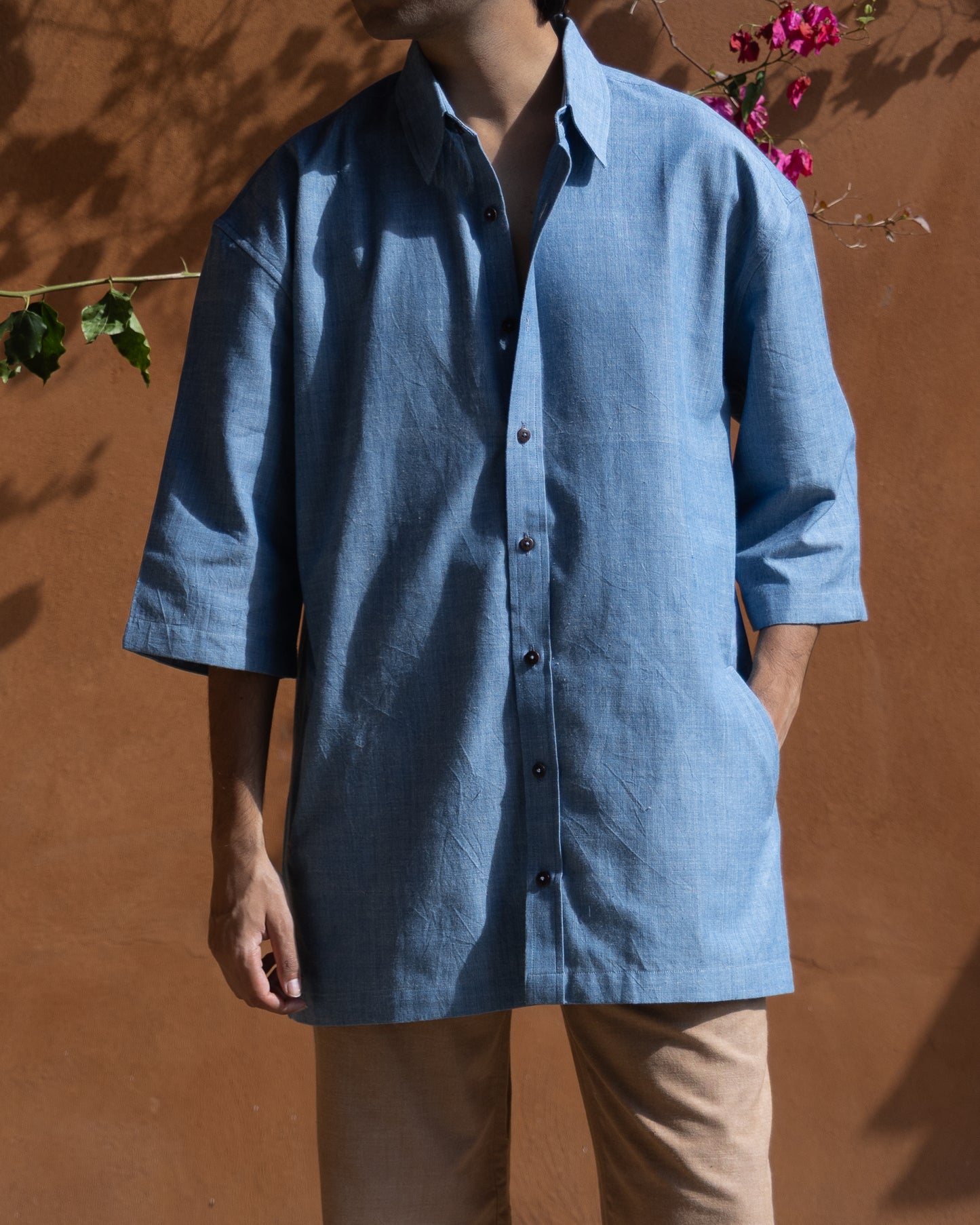 Poketto Shirt | Chambray Blue