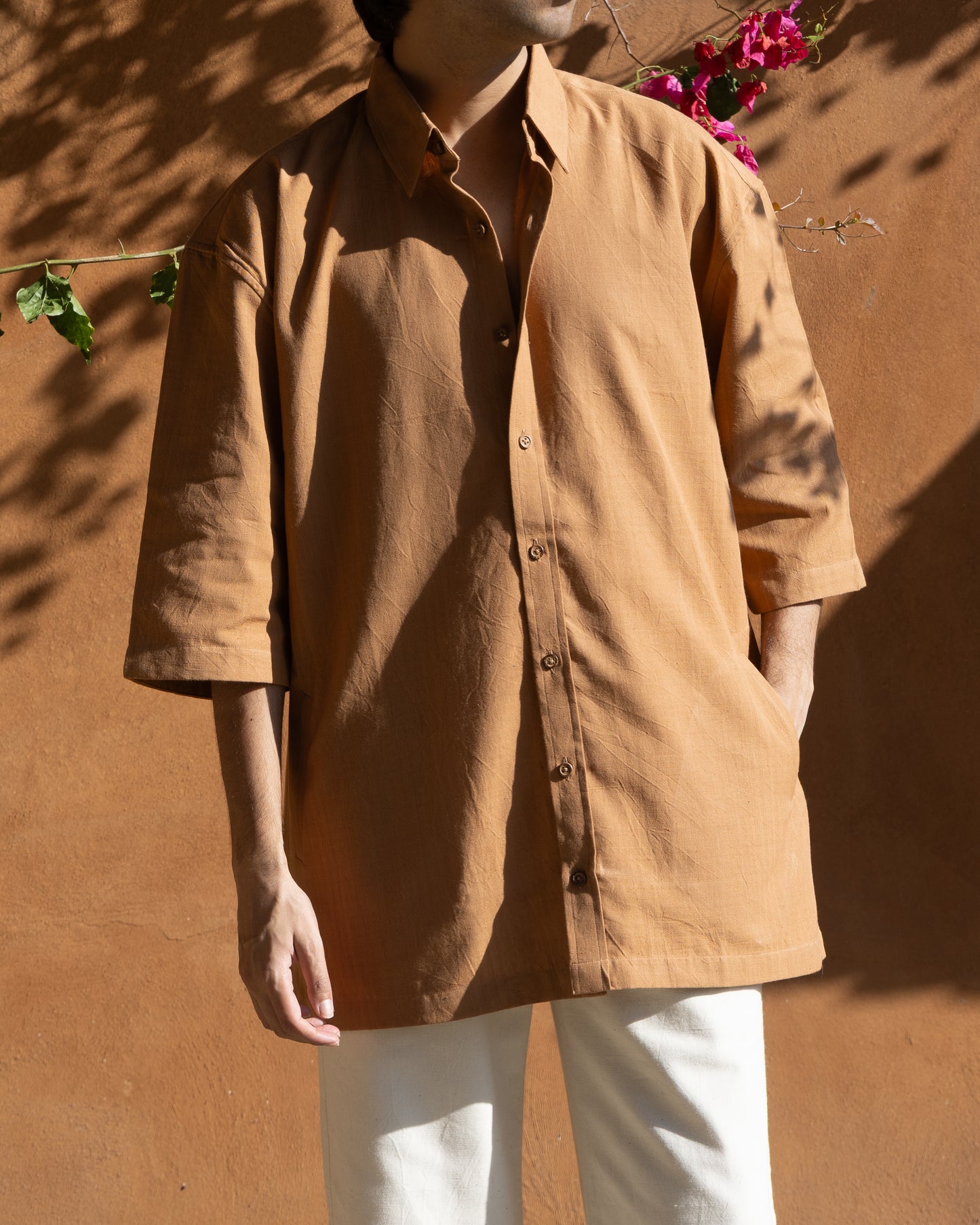 Poketto Shirt | Caramel Brown