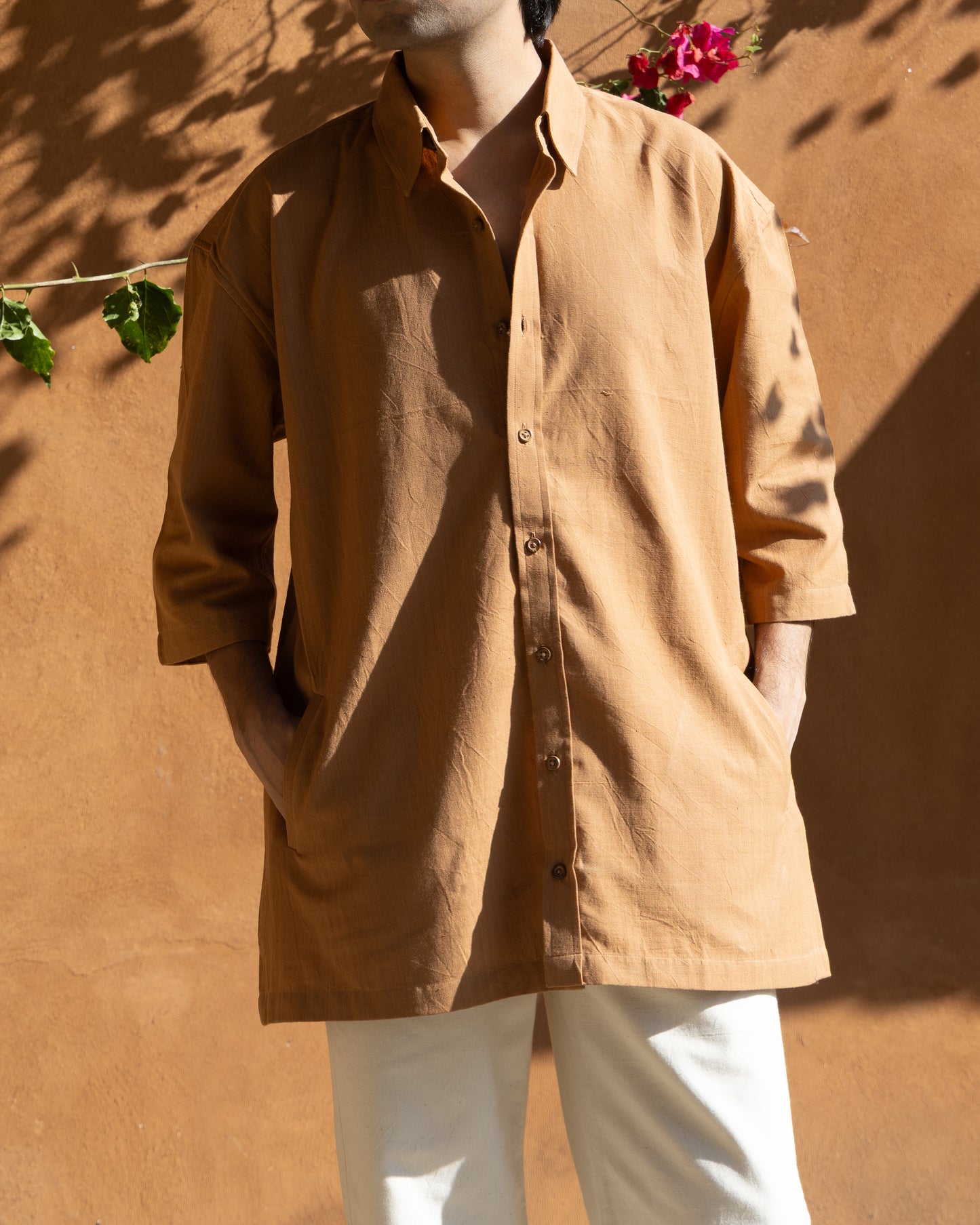 Poketto Shirt | Caramel Brown