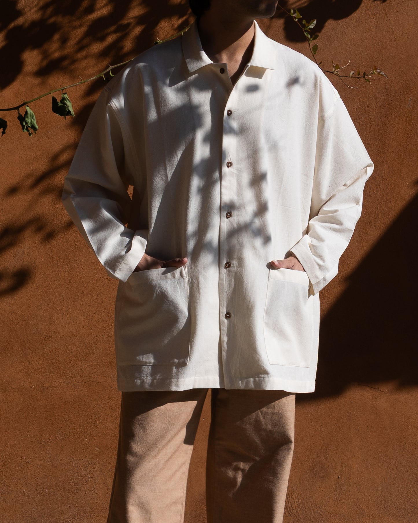 Tori Shirt | Undyed Soft Cream