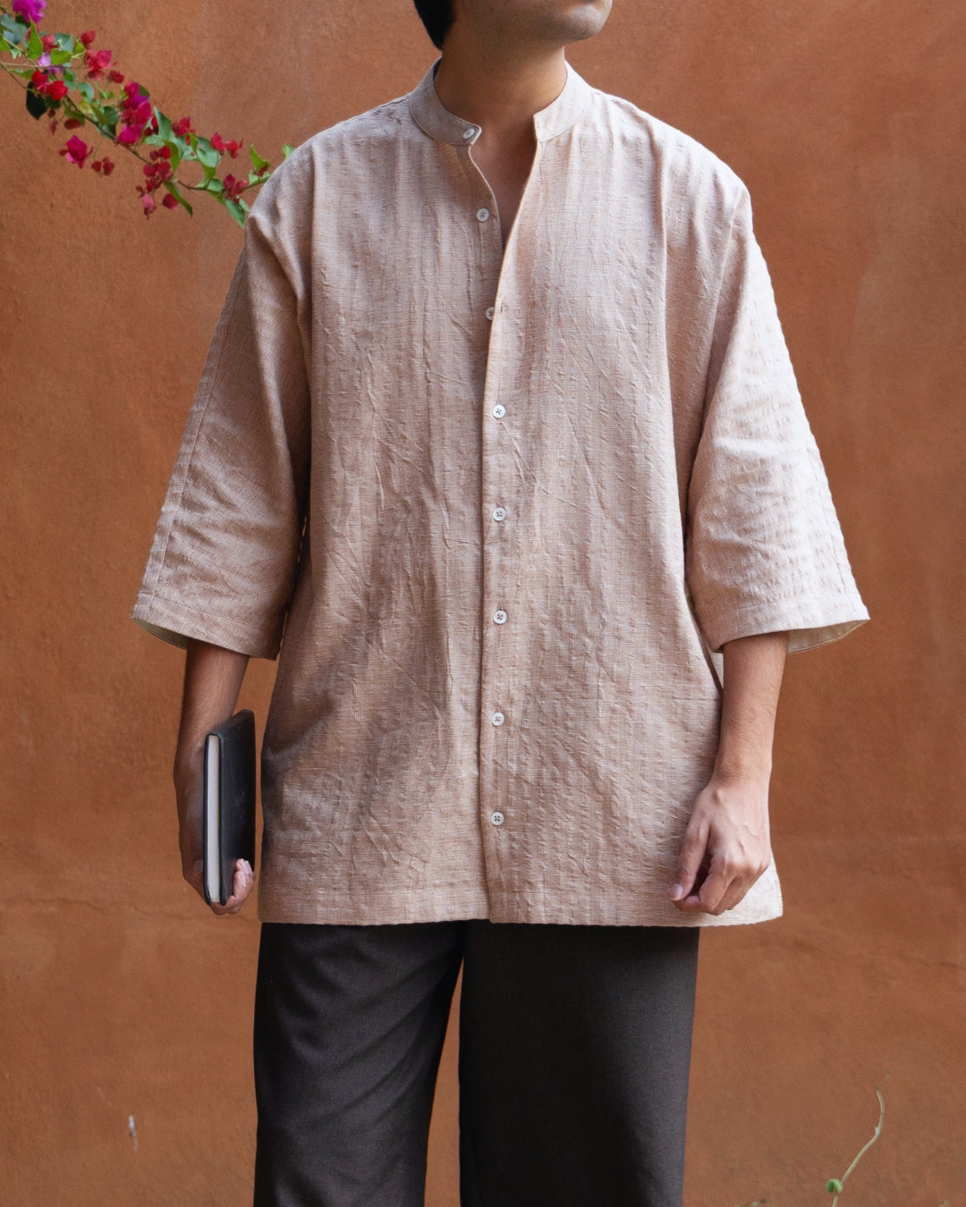 Dented Earth Kimono Shirt