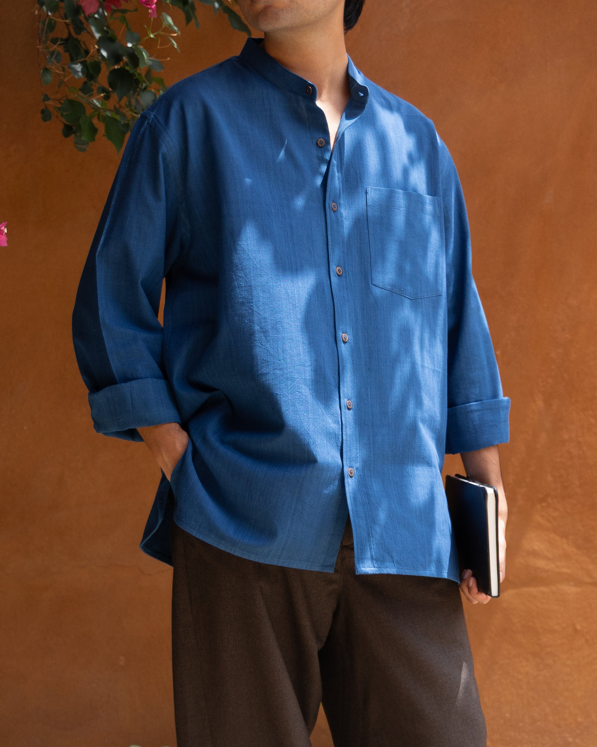 Taro Shirt | Deep Blue