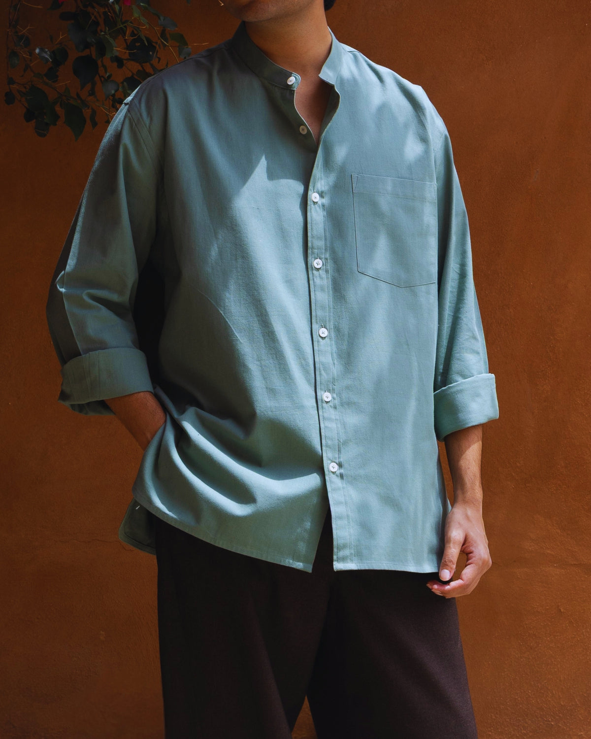 Taro Shirt | Sage Green