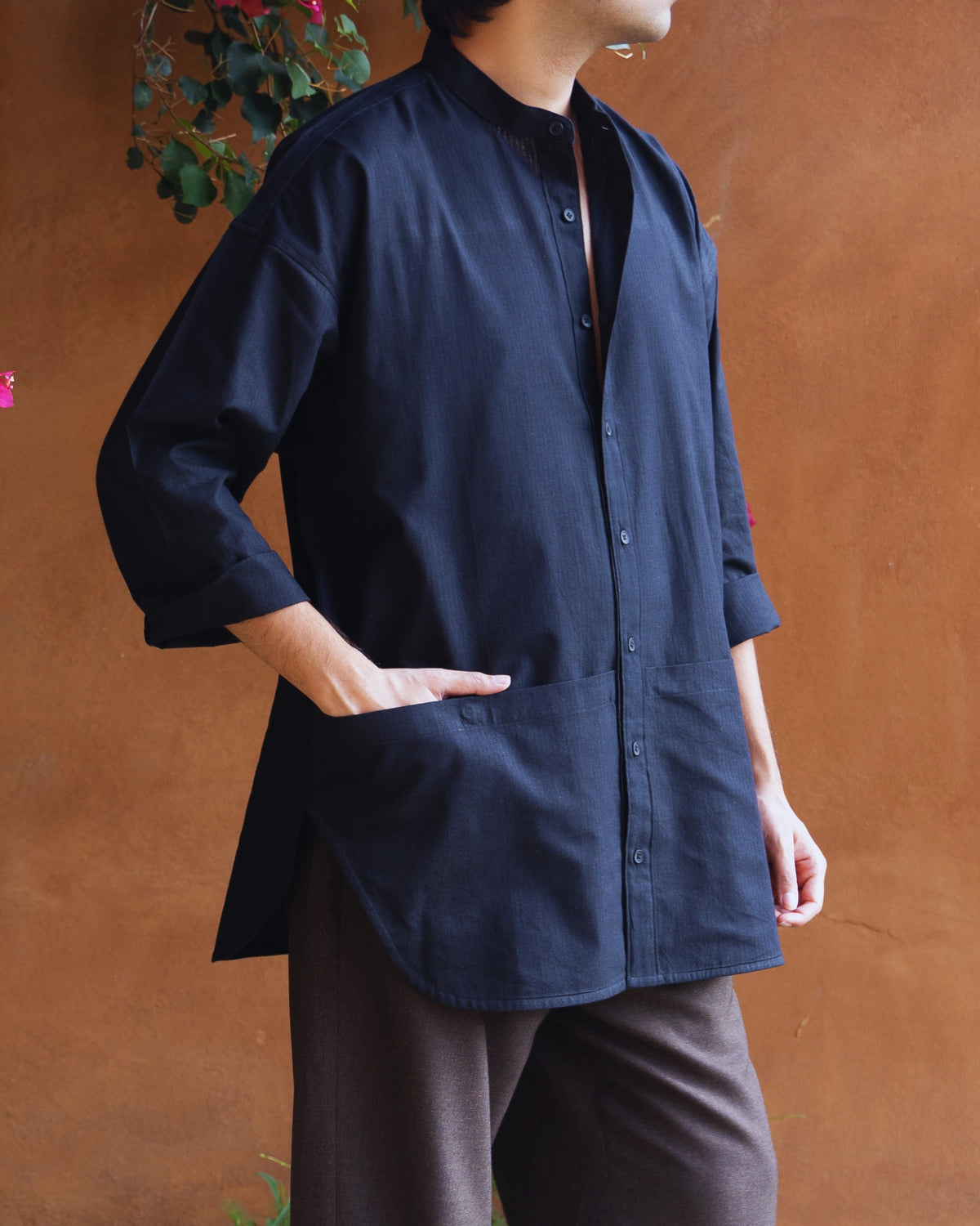 Argo Shirt | Black Self
