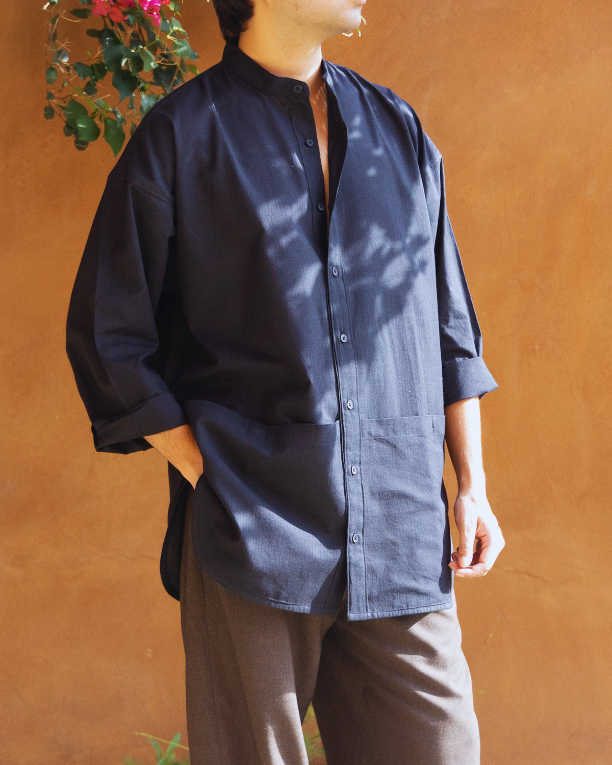 Argo Shirt | Black Self