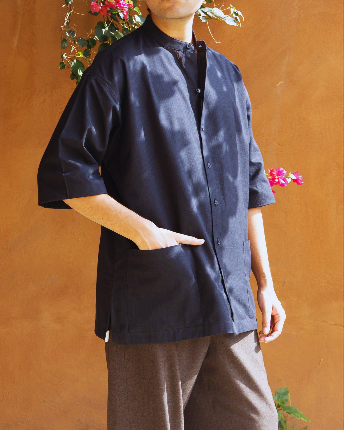 Basho Shirt | Black Self