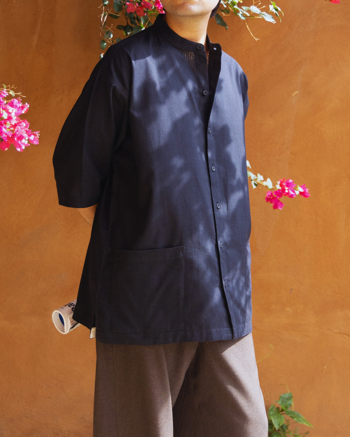 Basho Shirt | Black Self