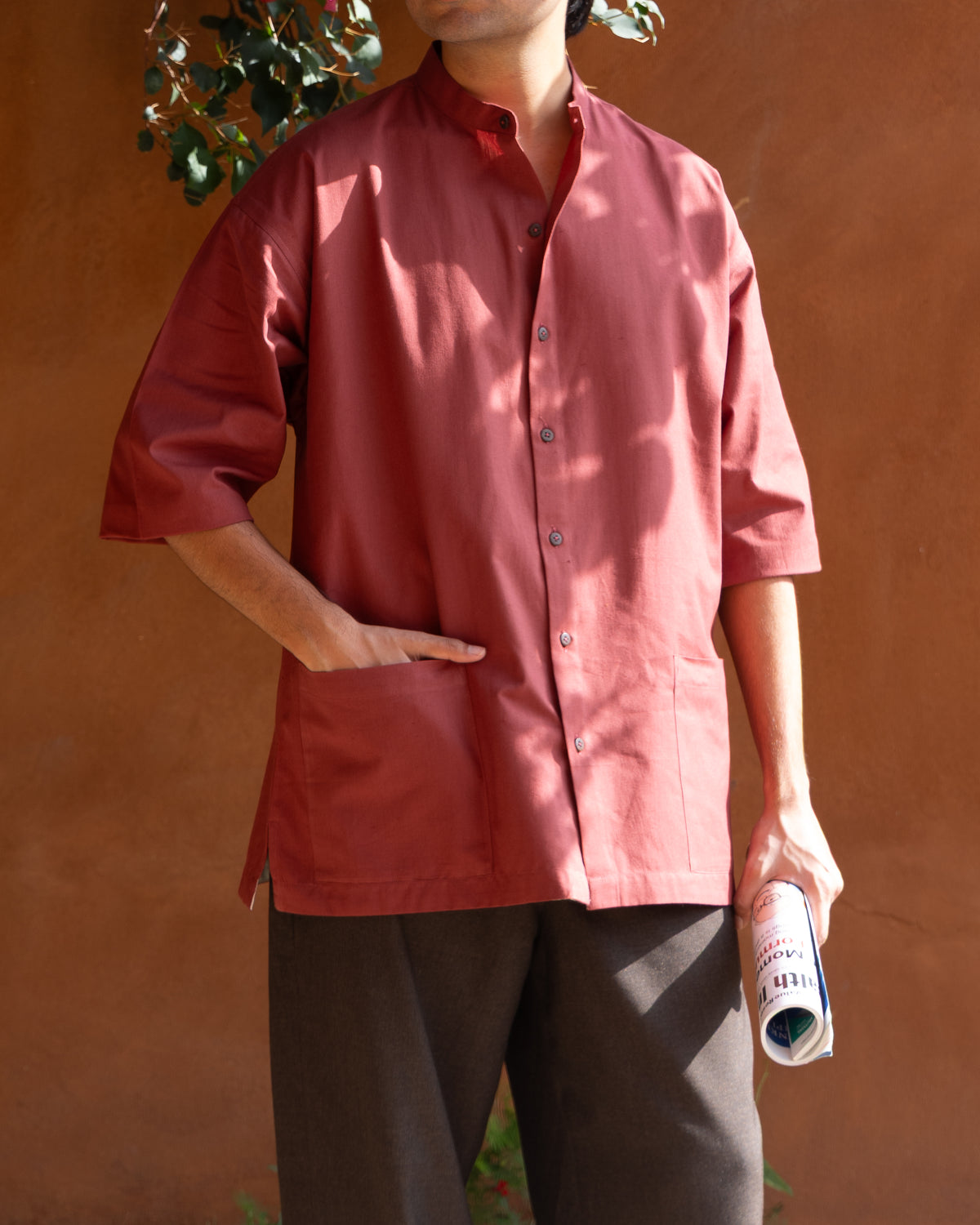 Basho Shirt | Merlot
