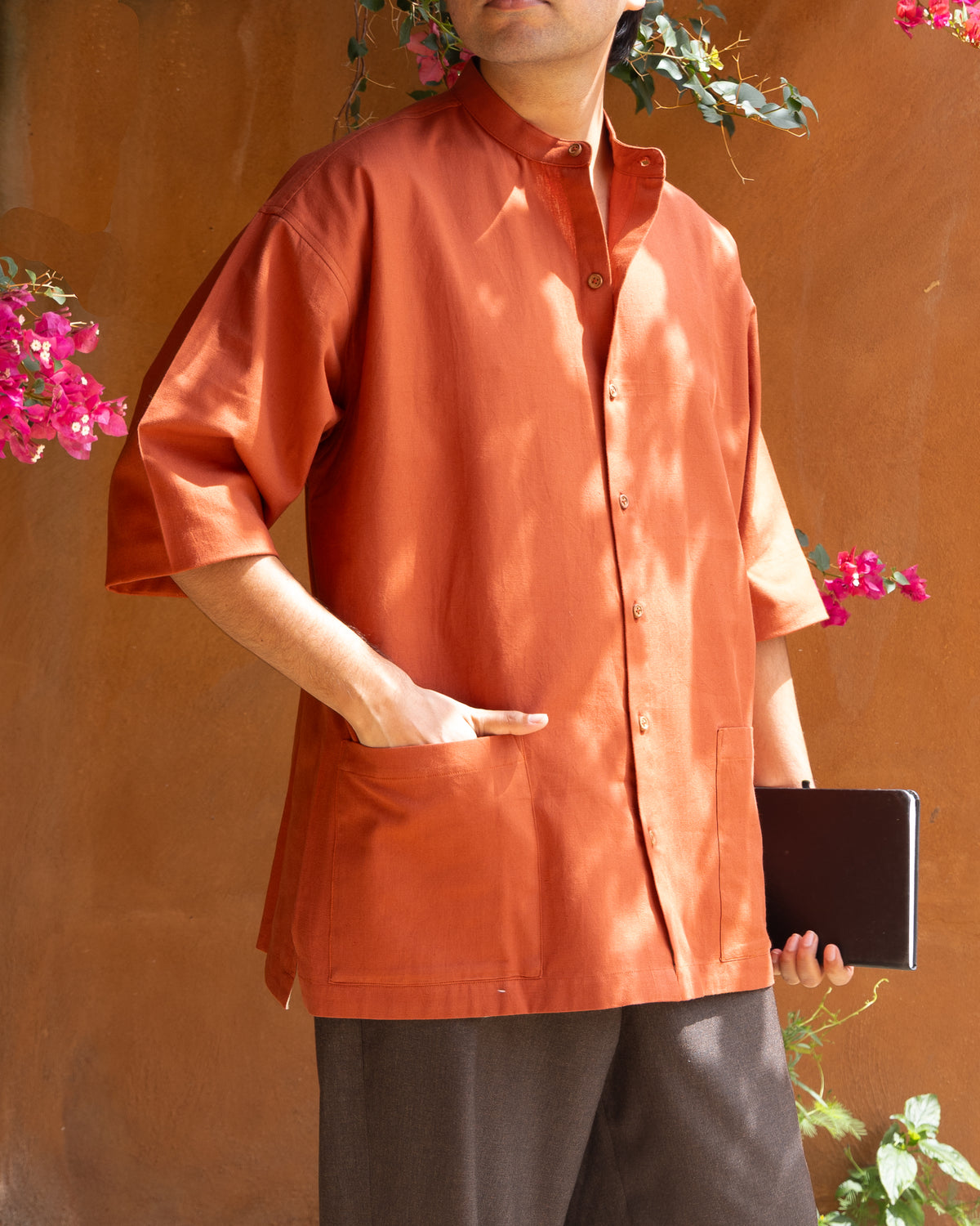 Basho Shirt | Burnt Orange