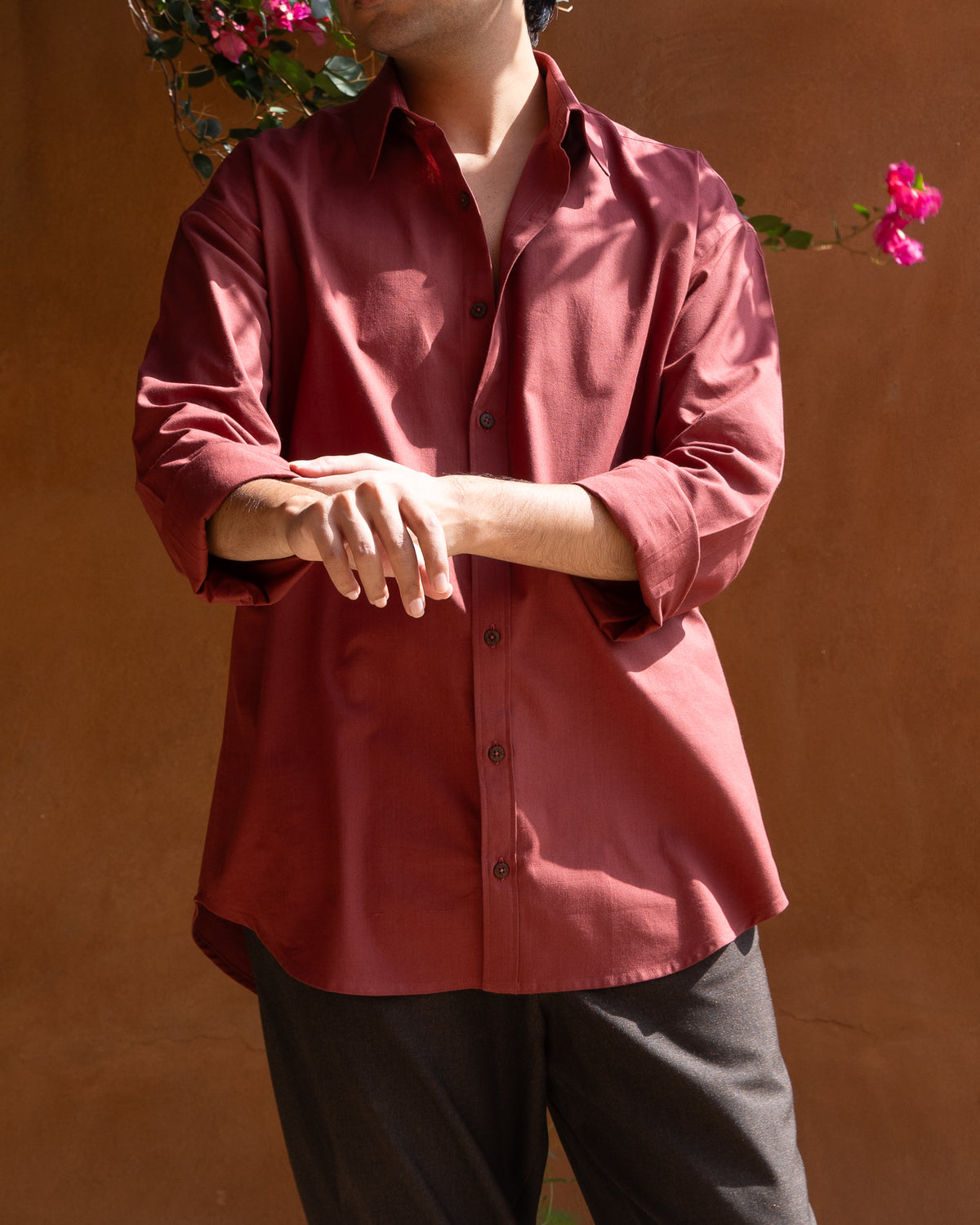 Merlot Relaxed Fit Shirt