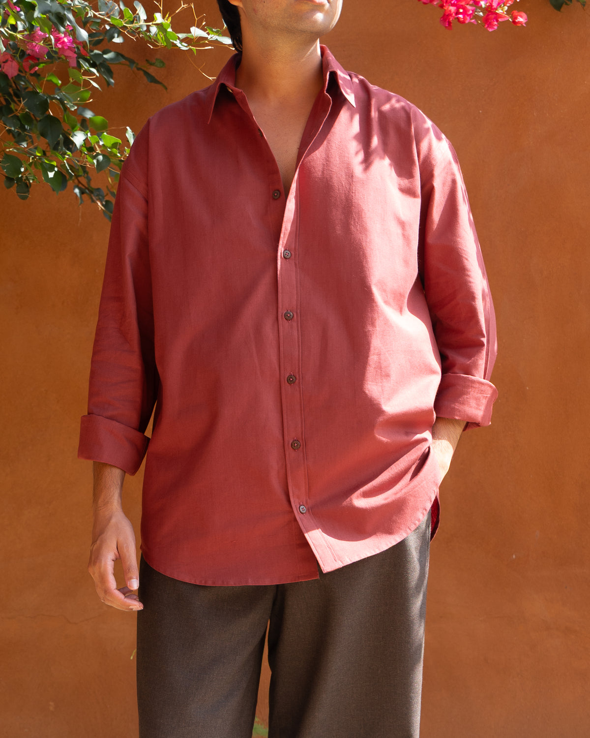Merlot Relaxed Fit Shirt